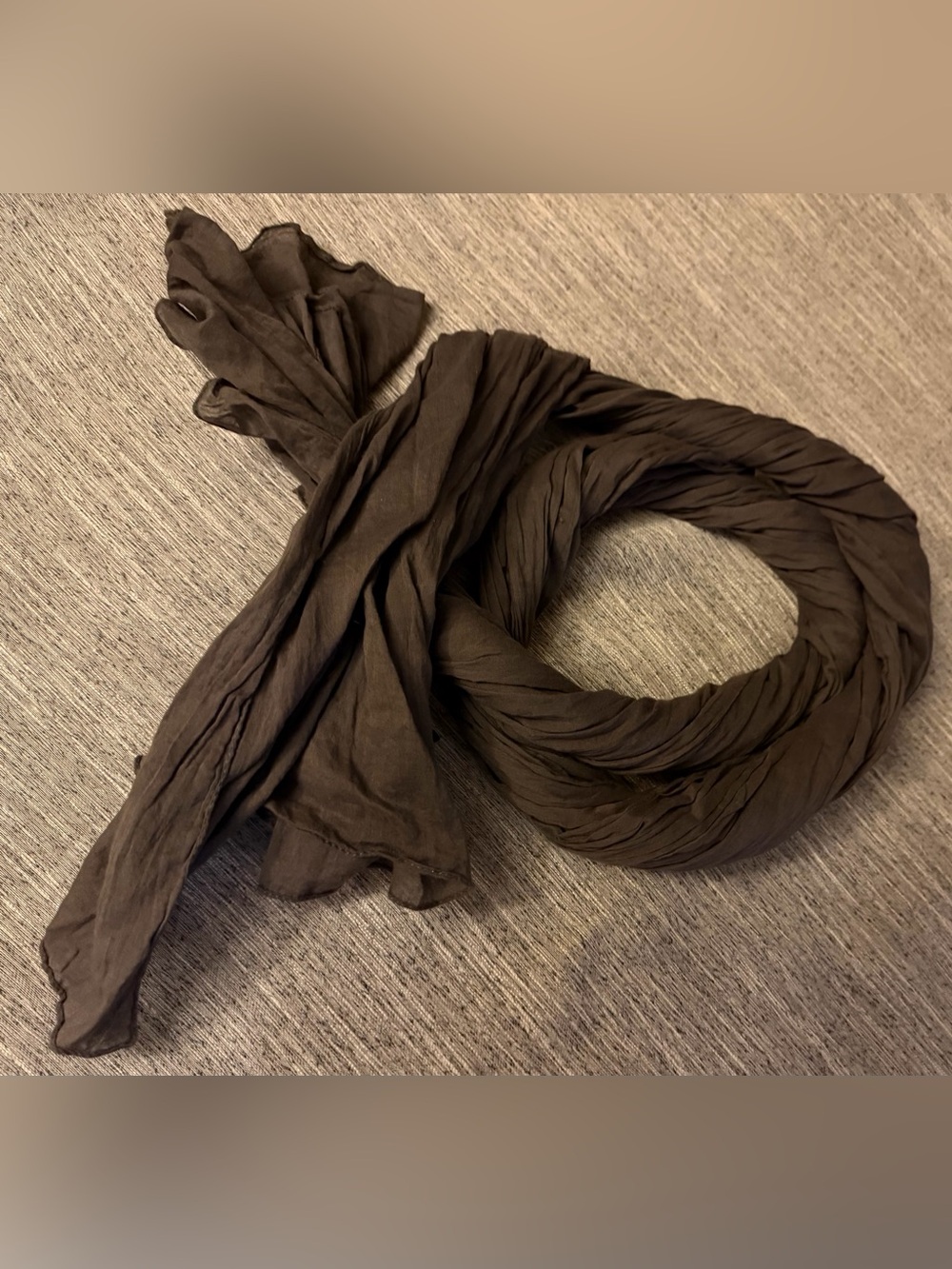 100% cotton fall brown large scarf